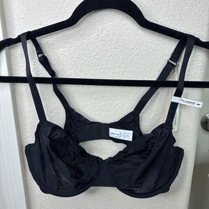 Smoothez by Aerie Bra Beige Full Coverage Unlined Underwire 36D Black New